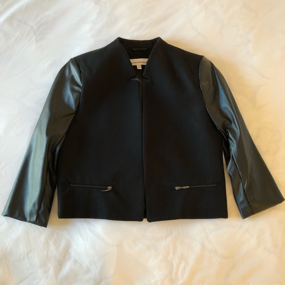 Black Cropped Jacket